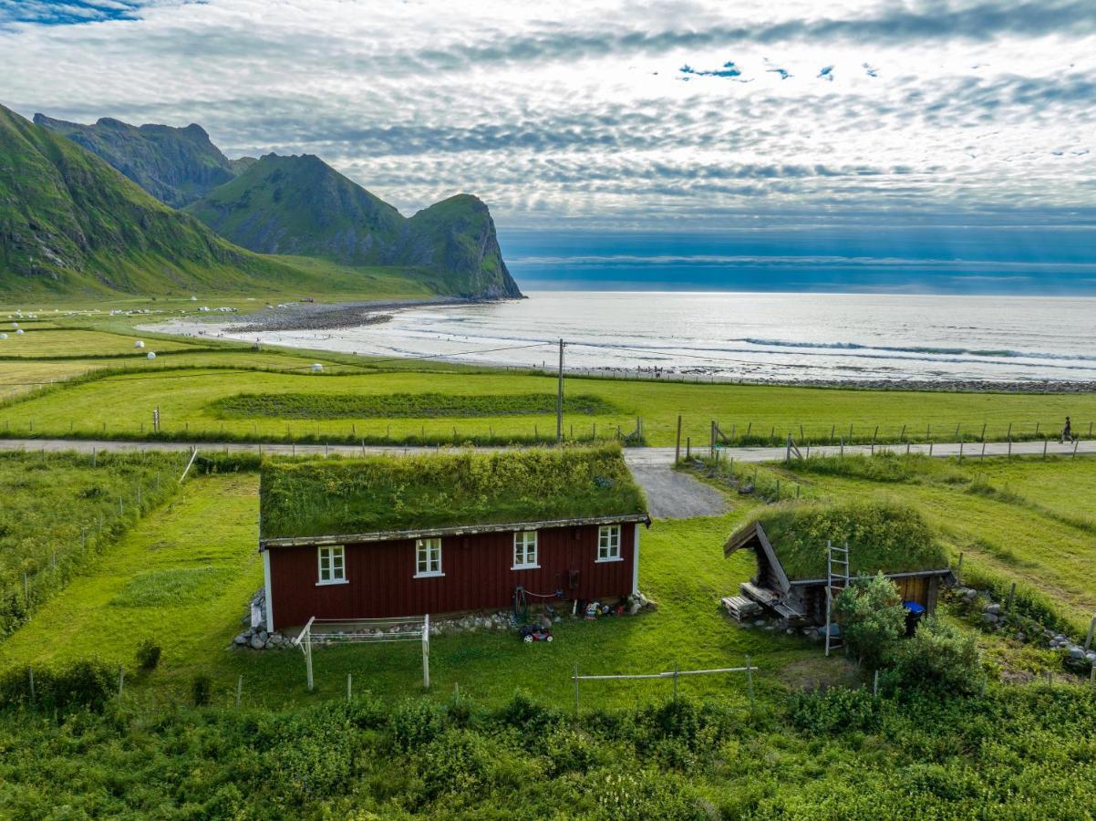 Unstad Cabin With Seaview Unnstad Exterior photo